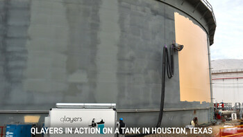 Qlayers in action on a tank in Houston Texas