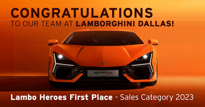Lambo Heroes First Place - Sales Category 2023