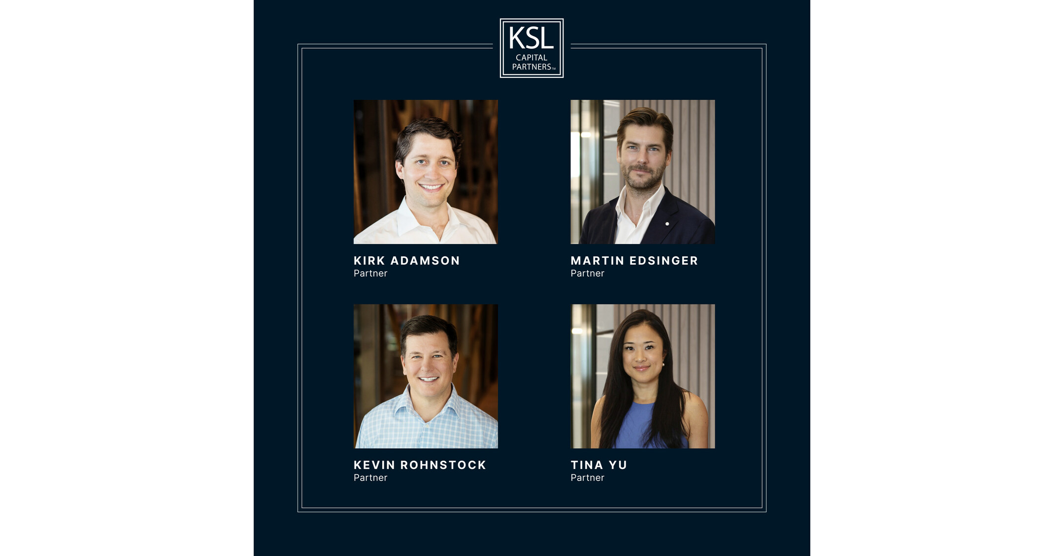 KSL Capital Partners Announces Promotions, Including Four New Partners - PR Newswire