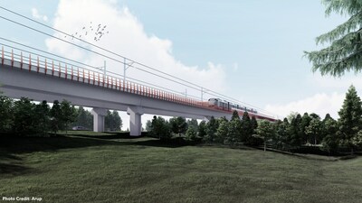 Eglinton Crosstown West Extension Elevated Guideway (CNW Group/Aecon Group Inc.)