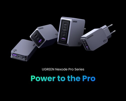 "Power to the Pro". Ugreen launches its Nexode Pro GaN charger Series, delivering a Lightning-Fast Charging Experience "Power to the Pro". Ugreen launches its Nexode Pro GaN charger Series, delivering a Lightning-Fast Charging Experience