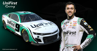 The No. 9 UniFirst Chevrolet Camaro ZL1,  driven by 2020 Cup Series champion Chase Elliott will appear in 5 races for the 2024 NASCAR season.