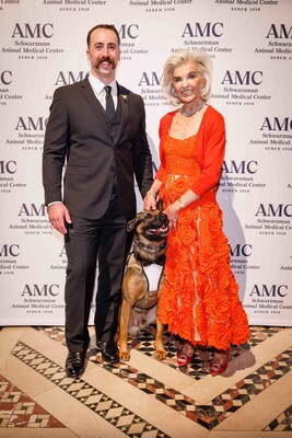 Schwarzman Animal Medical Center honored philanthropist Emilia Saint-Amand Krimendahl and U.S. Border Patrol Hero K9 Yoda at the 2023 Top Dog Gala.