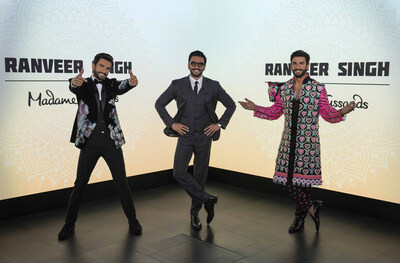 RANVEER SINGH LAUNCHES NEW MADAME TUSSAUDS FIGURES