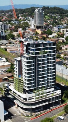 Progress of Blaq Projects’ 16 Belmore Street development in Wollongong