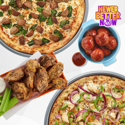 The NEW Grown-Up menu at Chuck E. Cheese introduces exclusive pizza, saucy meatballs, and wing flavors crafted to tantalize the mature palate.