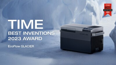 EcoFlow GLACIER portable refrigerator has been honored with the prestigious TIME Best Inventions 2023 Award in the Green Energy category.