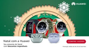 Natal com a Huawei: 8 produtos com até 50% de desconto1