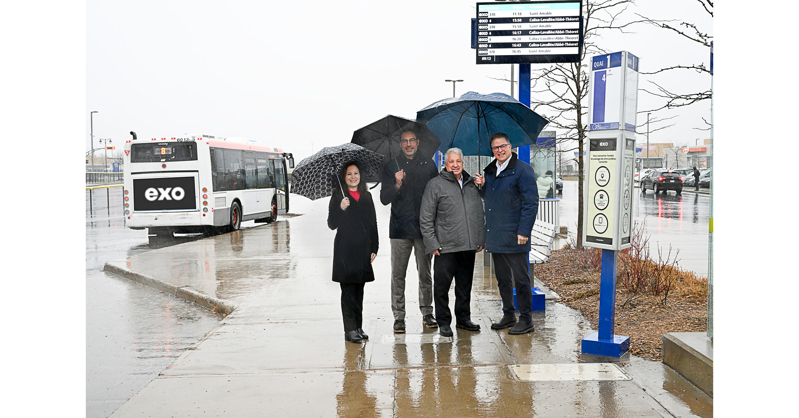 Deux Nouveaux taxibus d'exo à SaintMathieudeBeloeil et SainteJulie