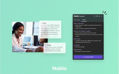 Nabla is the first AI scribe to deploy Spanish translation functionality to bridge the gap in care due to language barriers.