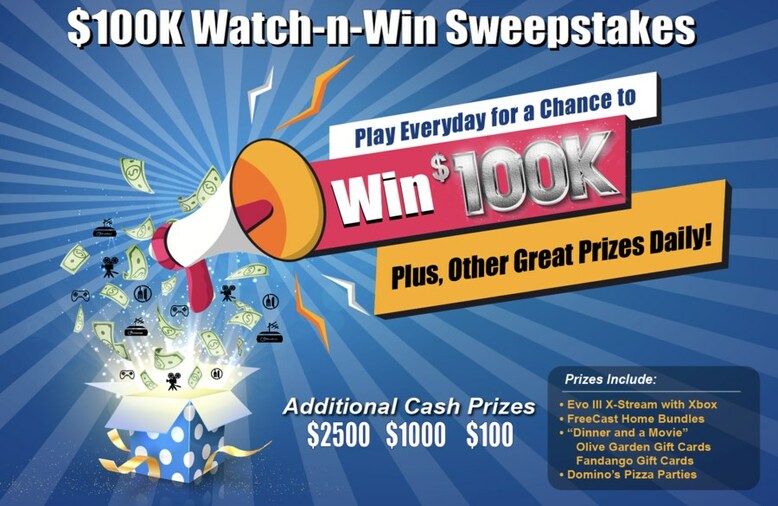 FreeCast to Launch a Watch-n-Win Play Every Day $100K Sweepstakes - Vimarsana News