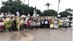 Defying the Storm: Chinese Americans Rally for Justice and Equality in Miami, FL