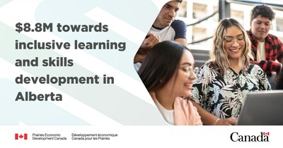 Over $8.8 million through PrairiesCan will help connect youth and underrepresented Canadians to new career opportunities across diverse sectors (CNW Group/Prairies Economic Development Canada)