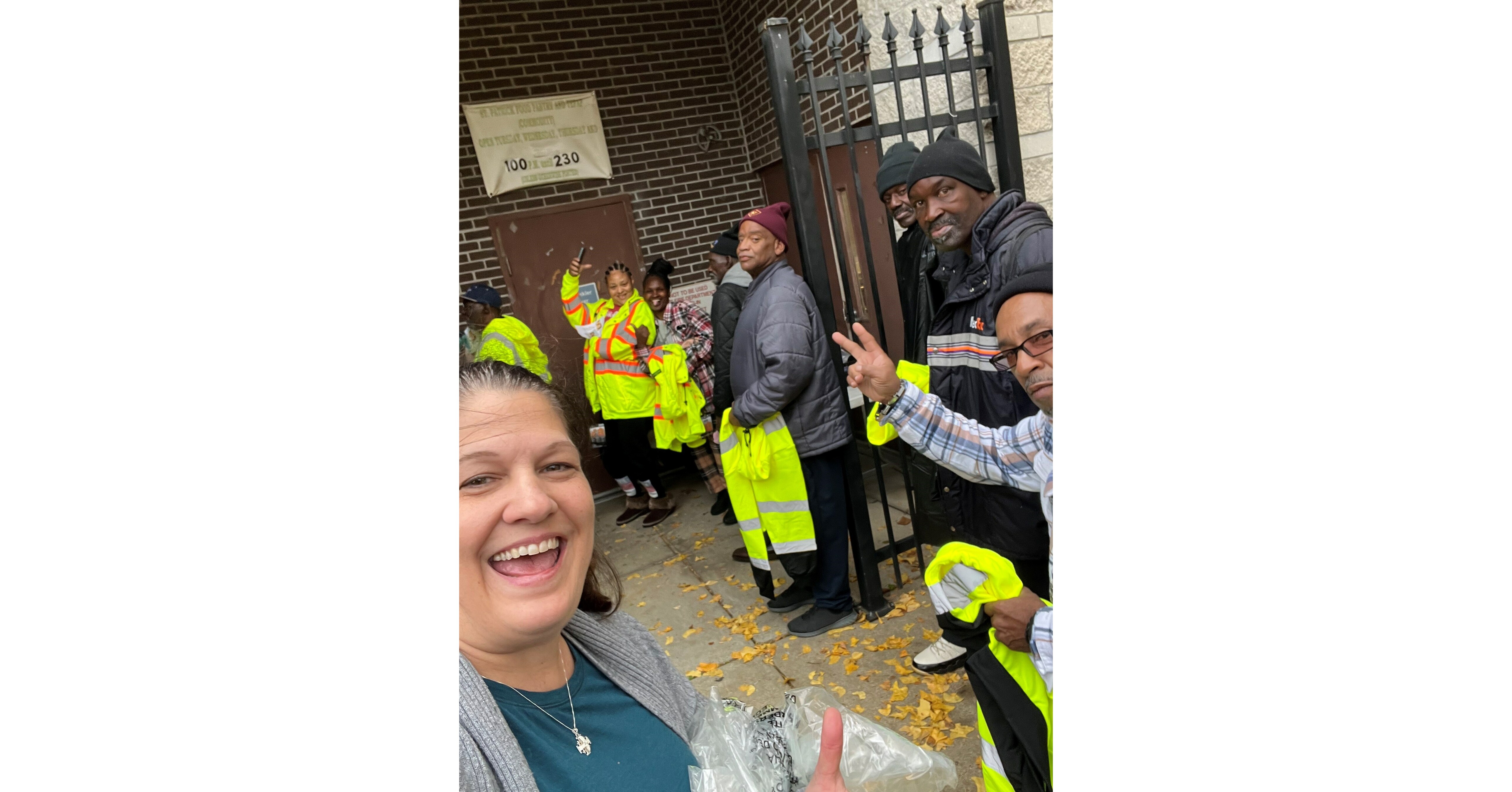 Radians donates funds, jackets, and gloves to support the St. Patrick Food Pantry