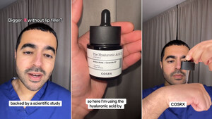 Two Step Plump Lips Beauty Hack Revealed by Dermatologist on TikTok