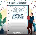 Toastmasters 8 Tips for Keeping Your 2024 New Year's Resolutions