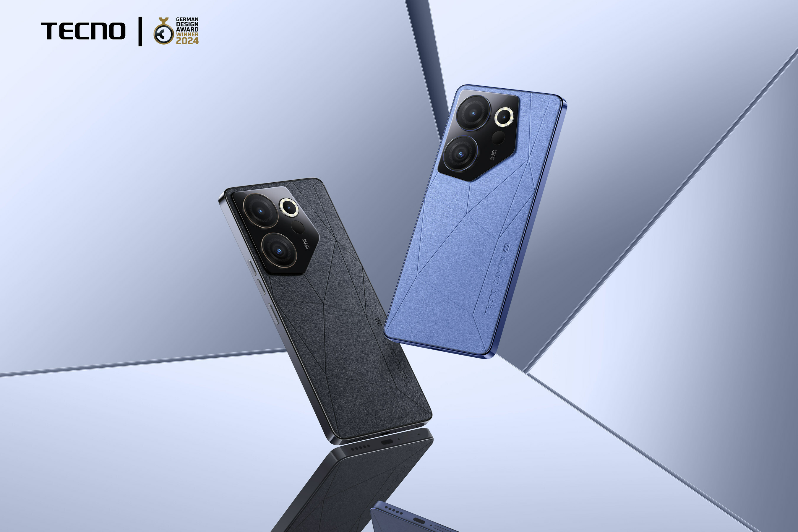 TECNO CAMON 20 Premier 5G and PHANTOM V Flip 5G Wins German Design Awards 2024