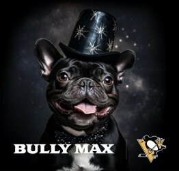 BULLY MAX WILL CELEBRATE NYE WITH LOCAL PITTSBURGH FAMILIES AND THEIR PETS AT THE PENGUINS GAME!