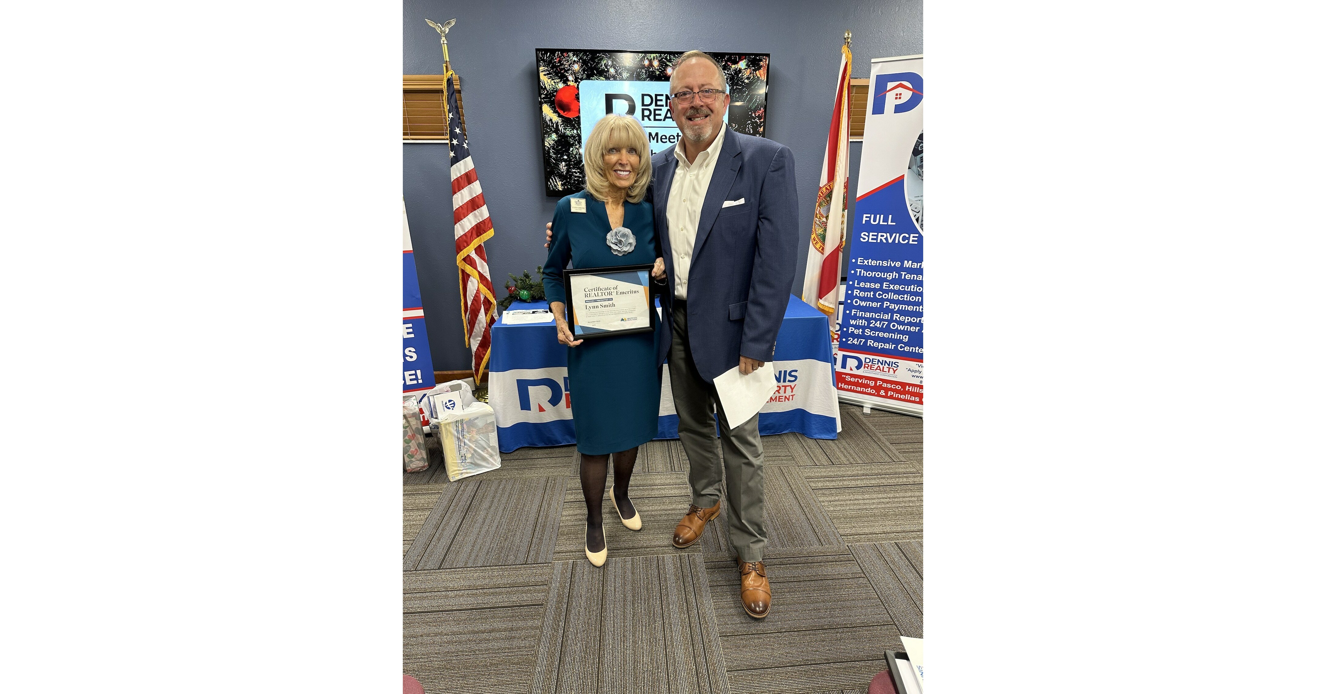 Dennis Realty & Investment Corp. Agent Recognized with Emeritus Award