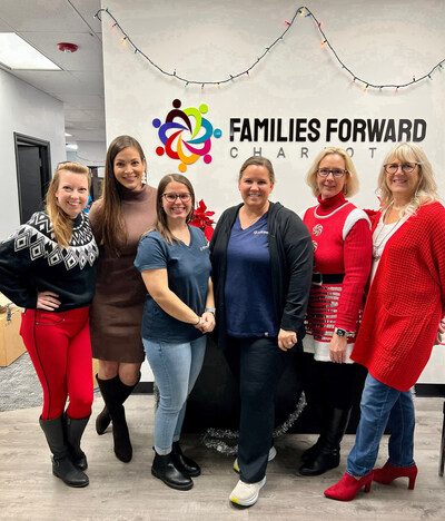 CNP Technologies partnered with Families Forward Charlotte for the family gift sponsorship.