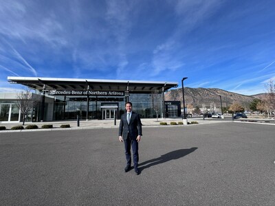 LAPIS Founder & CEO, Todd Blue, at the all-new Mercedes-Benz of Northern Arizona.