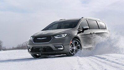 Chrysler Pacifica lone minivan with available AWD and second-row Stow 'n Go seating