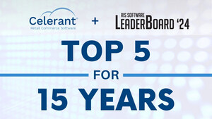 Celerant Technology® Ranks as Top 5 Retail Software Provider for 15th Year on RIS Software LeaderBoard™