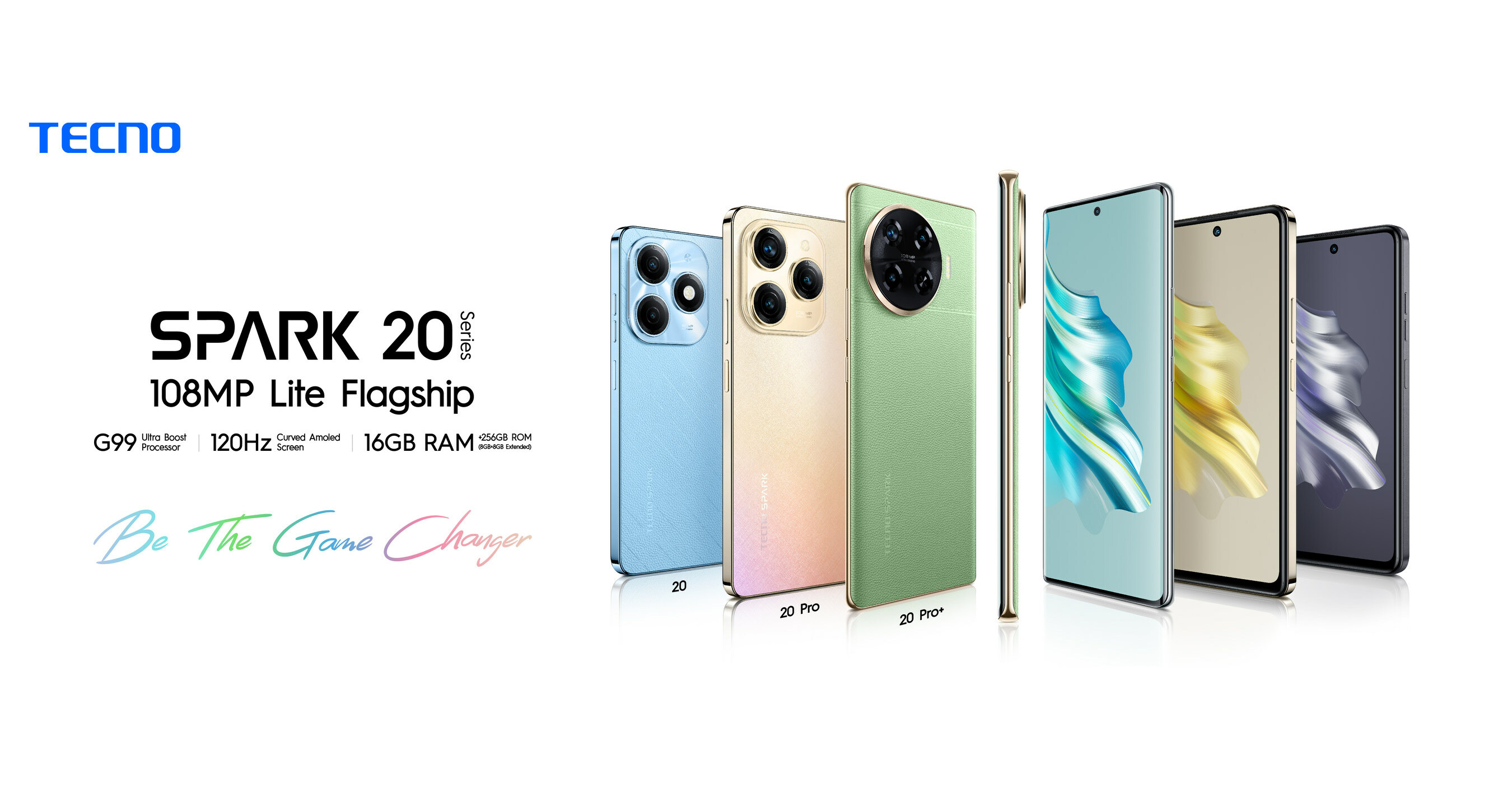 TECNO's Upcoming SPARK 20 Pro+ to Feature Sleek Double Curve Design and  108MP Camera for Gen Z Consumers