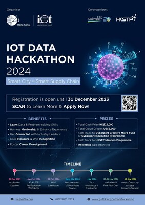 香港貨品編碼協會推出激動人心的IOT Data Hackathon