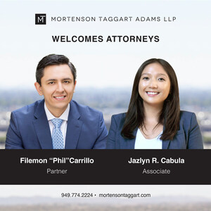 Mortenson Taggart Adams LLP Welcomes Attorneys Filemon "Phil" Carillo and Jazlyn Cabula To The Firm