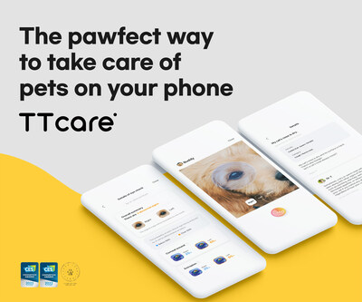 TTcare. Pet parents can check their pet's health condition and ask vets at home