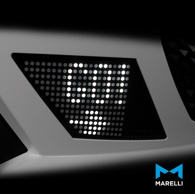 At CES 2024 Marelli will present its Intelligent Social Display, designed to support vehicle-to-x communication, providing various opportunities for illumination and communication via light