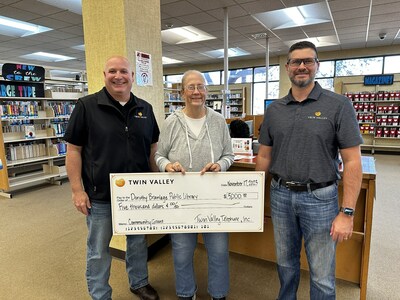 As a part of Twin Valley's community Pledge, the company supports local outreach initiatives and recently awarded nearly $17,000 in Community Grants. The Community Grant Program focuses on filling local needs with an emphasis on digital inclusion efforts, expanding on the company’s statewide contributions to creating digital equity in Kansas. The Dorothy Bramlage Public Library (pictured) in Junction City, Kan., received $5,000 to upgrade computer equipment to support adult learning programs.