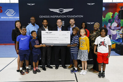 Genesis Inspiration Foundation donation to Frank Callen Boys and Girls Club on June 1, 2023, in Savannah, GA. (Photo by Ryan Miller/Capture Imaging)