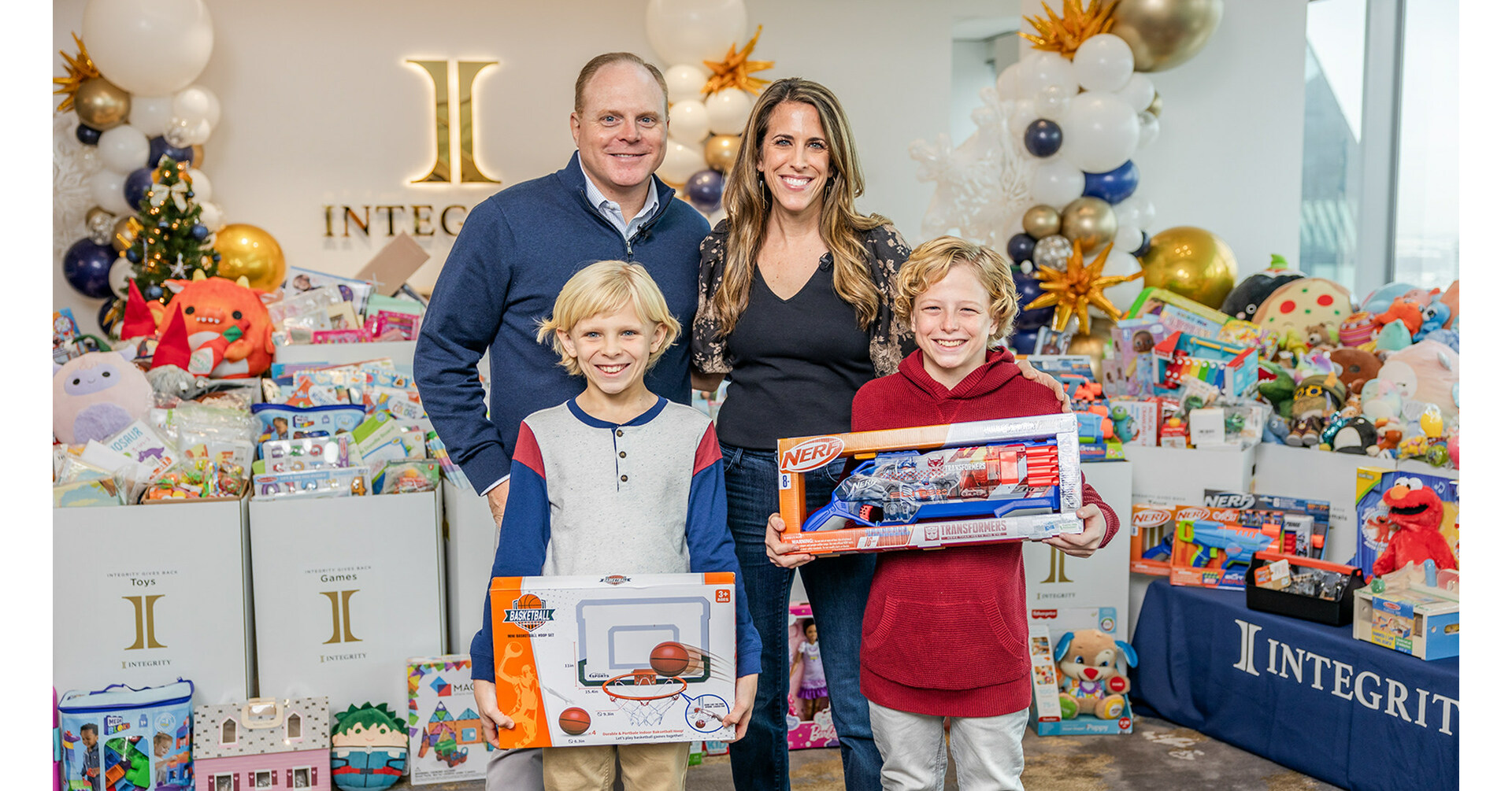 Integrity Announces Record Breaking Donations of 26,000 Toys for