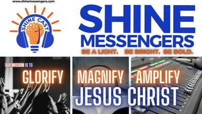Shine Messengers is a Christian Video Podcast that showcase stories of individuals who embody Jesus Christ's values in their daily lives. Our discussions are centered around challenging topics, seeking answers through biblical guidance and wisdom.  Our focus is on sharing stories that inspire, uplift, and motivate others.  Clarissa Williams, host of Shine Messengers, seeks positive stories to share with her audience.  For more information, go to www.shinemessengers.com (PRNewsfoto/Shine Messengers)