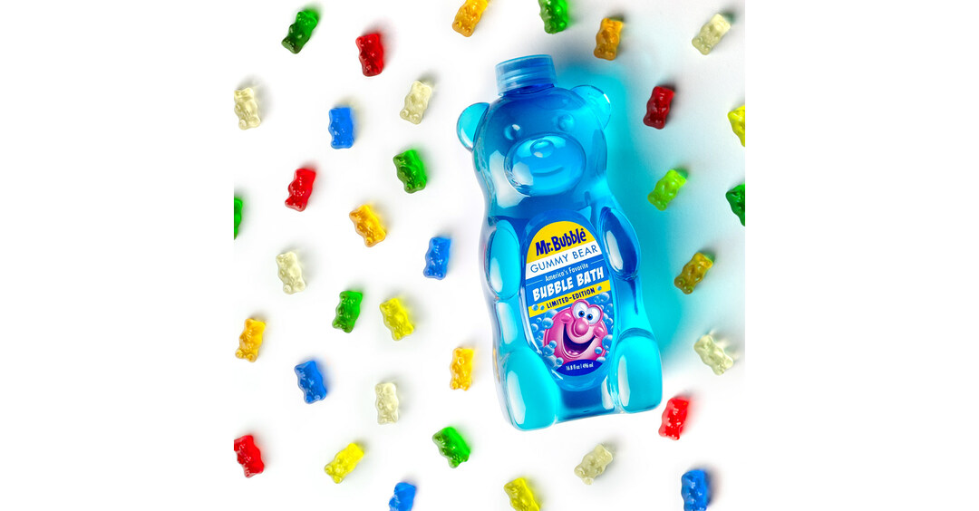 Mr. Bubble Debuts Limited Edition Gummy Bear Bubble Bath in