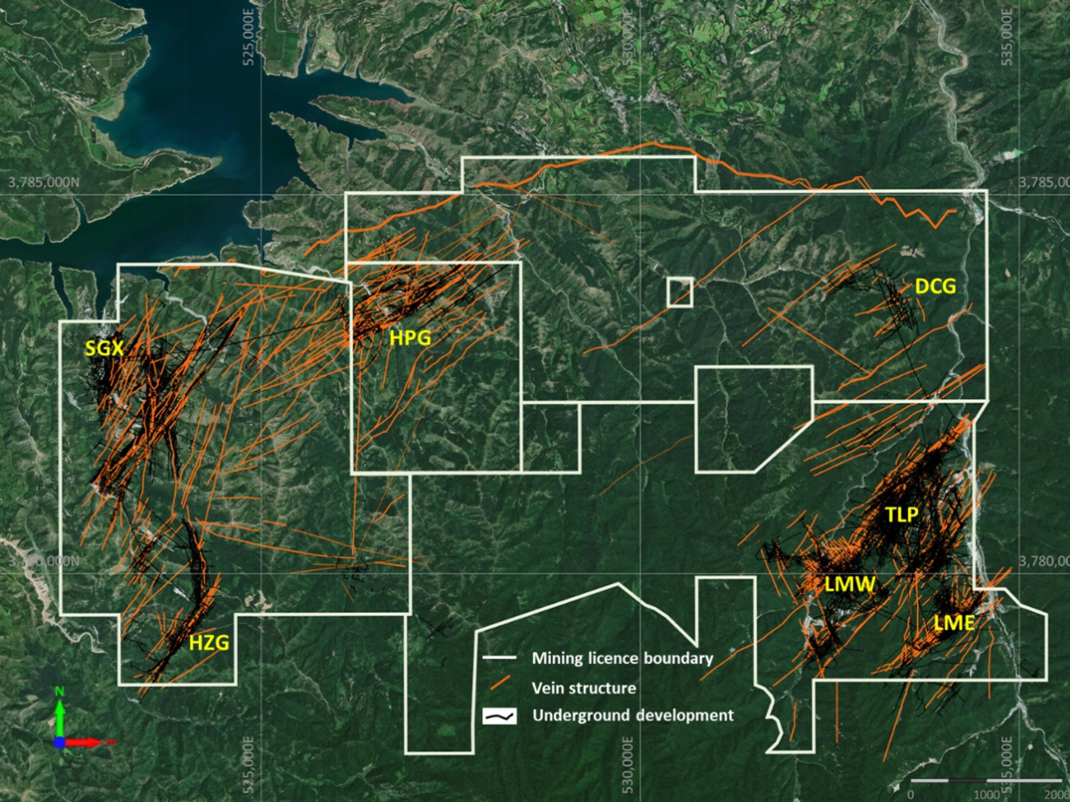 Location of the HPG mine within the Ying mining district (CNW Group/Silvercorp Metals Inc) Location of the HPG mine within the Ying mining district (CNW Group/Silvercorp Metals Inc)