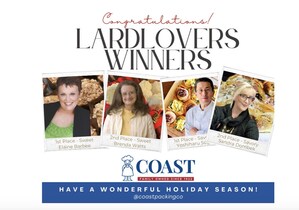Home Cooks Shine in Coast Packing's 7 th Annual #LardLovers Recipe Contest, Keep Flavor in the Winner's Circle With Off-the-Charts Creativity. Delicious Images and Captions Aptly Garnishing the Story, This Year's Contestants Did Their Kitchens Proud