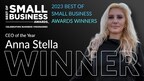 Anna Stella CEO of the Year at the Small Business Awards by Small Business Expo