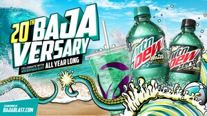 CALLING ALL BAJA FANS: MTN DEW® BAJA BLAST® TURNS 20 AND IS NOW OFFICIALLY HERE ALL YEAR!