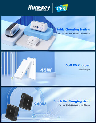 Huntkey will release amazing and useful consumer electronics at CES 2024(Booth: Westgate Hall, 2421)
