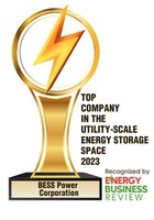 Bess Power Corporation Awarded As 2023's Top Company In US for Utility-Scale Energy Storage