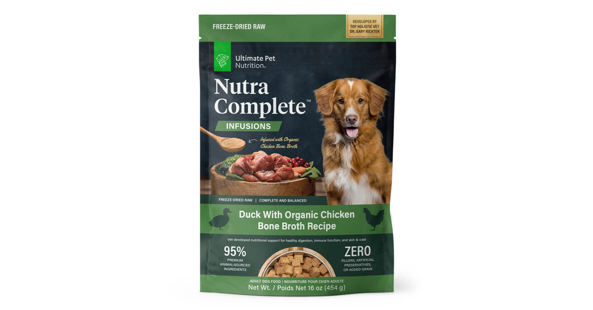 Ultimate Pet Nutrition Introduces Nutra Complete Infusions Dog Food Line