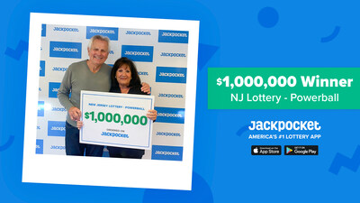 Joseph W. of New Jersey won a $1,000,000 Powerball prize with a ticket ordered on the Jackpocket app.