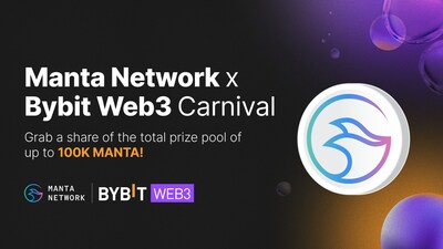 Bybit Web3 Partners with Manta Network, Celebrating with 100K MANTA Carnival! (PRNewsfoto/Bybit)