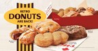 Tim Hortons is turning 60! Get ready to join Tims for a year of festivities starting with the return of four retro donuts - the Dutchie, Blueberry Fritter, Cinnamon Sugar Twist and Walnut Crunch - on 