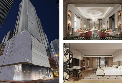 效果图：香港苏豪希尔顿摩庭酒店（左），重庆康莱德酒店（右上），上海城中希尔顿酒店（右下）