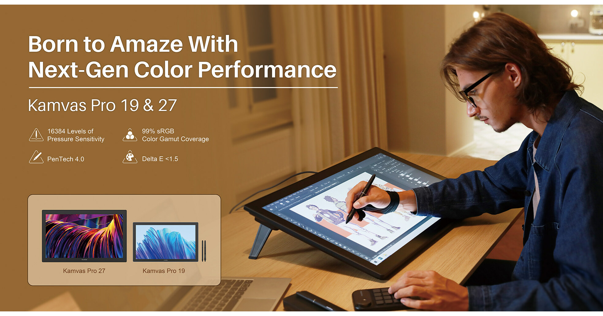 Huion Launches Its New Flagship Pen Displays, Kamvas Pro 19 and Kamvas ...