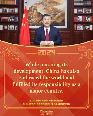 While pursuing its development, China has also embraced the world and fulfilled its responsibility as a major country.